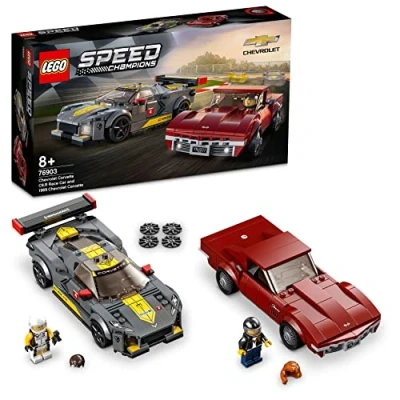 Bild av LEGO 76903 Speed Champions Chevrolet Corvette C8.R Race Car and 1969 Corvette, byggset
