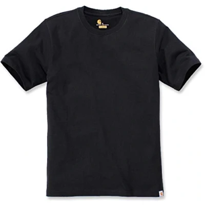 Bild av Carhartt Herr avslappnad passform kortärmad T shirt arbete användbarhet, svart, S