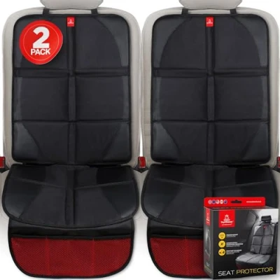 Bild av Royal Rascals Bilsätesskydd, universellt och isofix passform bilsätesskydd för barnstolar, halkskydd, antibakteriellt vattentätt babybilsätesskydd, baby nödvändigheter nyfödda 2 pack