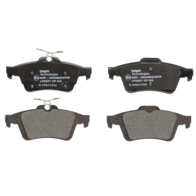 Bild av DELPHI LP3207 Jeu de plaquettes frein non préparé pour indicateur d&#039;usure avec tôle anti bruit sans accessoires