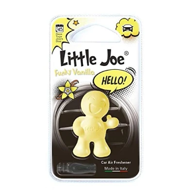Bild av Little Joe OK Mini blåsluftfräschare +/ 45 dagar frisk luft i din bil drivs av Carstylingshop_com (vanilj/gul)