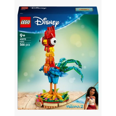 Bild av LEGO Disney Vaiana 2 Heihei Byggbar djurmodell för barn, Byggset med leksaksdjur filmfans, Rolig byggleksak en tupp fantasifulla flickor och pojkar 43272