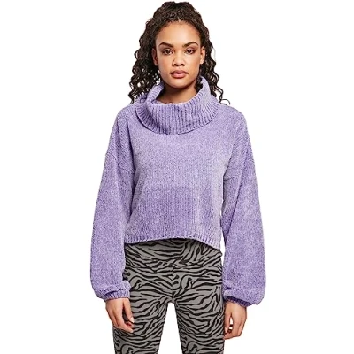 Bild av Urban Classics Stickad tröja, Storlek: Medium, Lavender