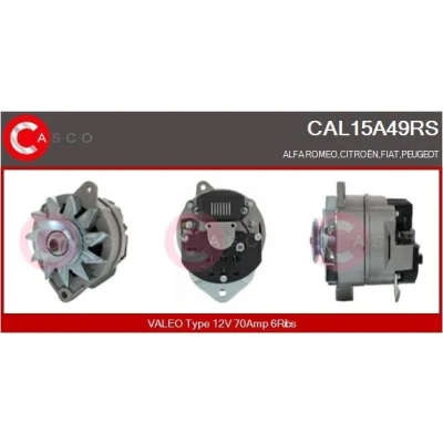 Bild av CASCO CAL10420AS Generator 12V 140A VOLKSWAGEN: Polo V Hatchback, Multivan 5 (7HM, Transporter 5, SKODA: Fabia 2, Octavia 2 Combi