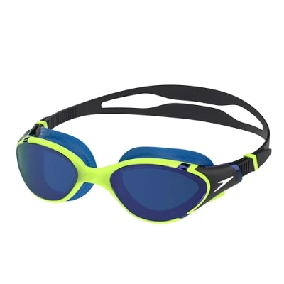 Bild av Speedo vuxen unisex biofuse 2.0 mask simglasögon, elektrisk lime/kobal, en storlek