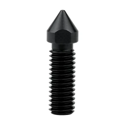 Bild av 1 st M6 högtemperatur härdat stål munstycke 0,6 mm kompatibel med 1,75 Sidewinder X1 X2 3D skrivare vulkan hotend värmeblock (0,6 mm)