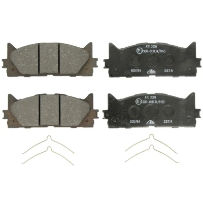 Bild av ATE 13.0460 5764.2 Jeu de plaquettes frein non préparé pour indicateur d&#039;usure, contact signal d&#039;usure exclu avec accessoires