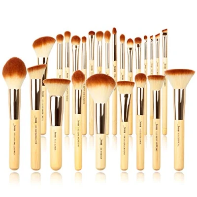 Bild av Jessup marque 25 pièces beauté bambou pinceaux de maquillage professionnel ensemble brosse outils kit fond teint poudre fard à joues yeux Shader