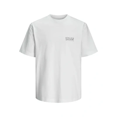 Bild av Jack &amp; Jones Jorbrooklyn Graphic BACK TEE Tshirt med print, Storlek: Large, Bright white