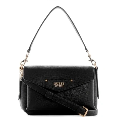 Bild av Guess Brenton FLAP Axelremsväska, Storlek: One Size, Black