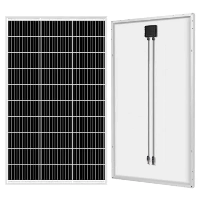 Bild av DOKIO 150 W 18 V monokristallin solpanel för att ladda 12 batteri husbil, husvagn, båt eller yacht, off grid hem