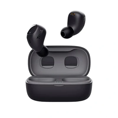 Bild av Trust Mobile Nika Compact Bluetooth Wireless Earphones, in Ear Headphones, Minimalist Design, Up to 18 Hours Playtime, Built Microphone, TWS, Earbuds for Android, Chrome OS, iOS, Windows, Black