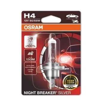 Bild av OSRAM 64193NBS 01B Ampoule, projecteur longue portée H4 12V 60/55W Halogène VOLKSWAGEN: Polo V 3/5 portes, GOLF 3, Transporter 6, RENAULT: CLIO 2