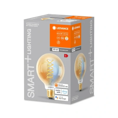 Bild av LEDVANCE SMART+ WiFi E27 8W LED G95 guld 822 850