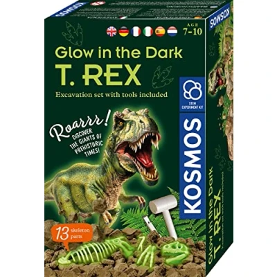 Bild av Kosmos Självlysande T Rex Utgrävningskit
