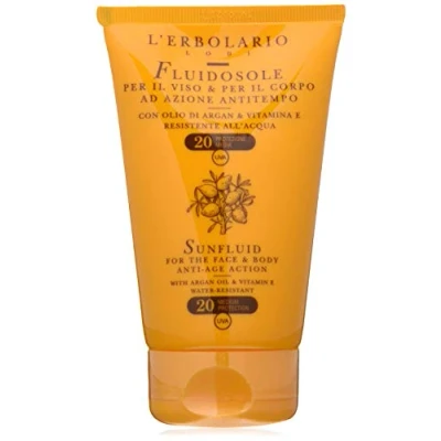 Bild av L&#039;Erbolario Solvätska Anti Age för ansikte &amp; kropp SPF 20, 1 pack (1 x 125 ml)