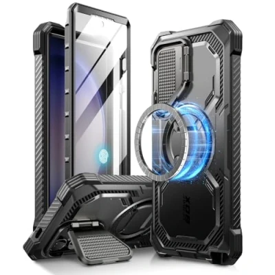Bild av Iblsn Armorbox Mag Supcase avec Magsafe pour Samsung Galaxy S24 Ultra Noir