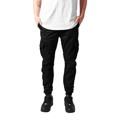 Bild av Urban Classics Herr cargo joggingbyxor byxor, Svart, XXL