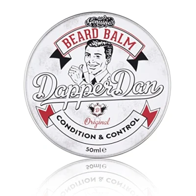 Bild av Dapper Dan Nourishing Beard Balm, With A Blend of Essential Oils And Waxes Giving More Nourished, Conditioned, Moisturised Beard, 1 x 50 ml