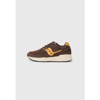 Bild av Saucony Eclipse Unisex Sneakers, Storlek: 44.5, Brown/cream Konstmaterial/textil/skinn