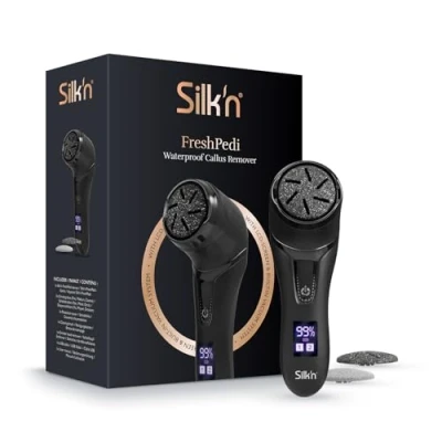 Bild av Silk&#039;&#039;n FreshPedi, Svart, LCD, Laddning, 2200 RPM, 1,2 m, Inbyggt batteri