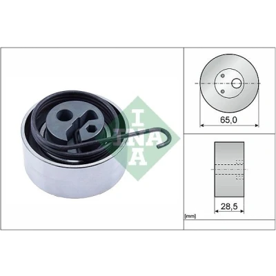 Bild av INA 531 0819 10 Poulie tendeur, courroie crantée OPEL: Meriva A, Astra G CC, Corsa C 3/5 portes