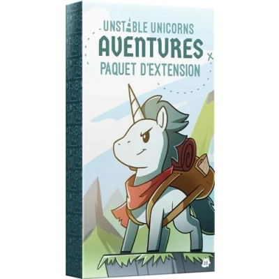Bild av Asmodee TeeTurtle Unstable Unicorns Expansion: Äventyr Brädspel Kortspel Vuxenspel och barn från 8 år 2 till spelare Svensk version