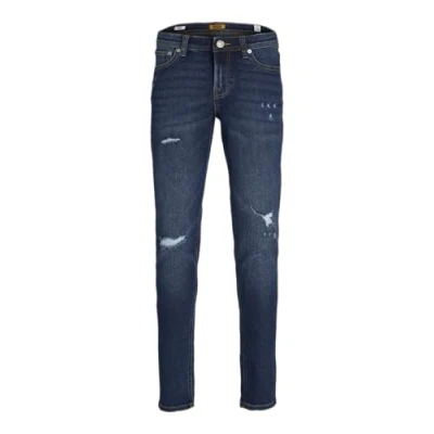 Bild av JACK&amp;JONES JUNIOR pojkar jeans, Blå denim, 176