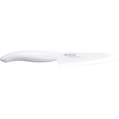 Bild av Kyocera GEN vit keramik universalkniv blad 13 cm ergonomiskt format handtag extremt vass kökskniv kockkniv professionell kniv