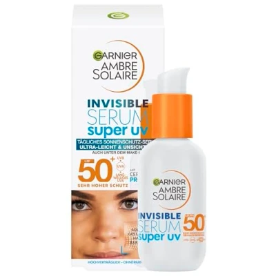 Bild av Garnier Ambre Solaire SPF 50+ Super UV Invisible Face Serum 30ml