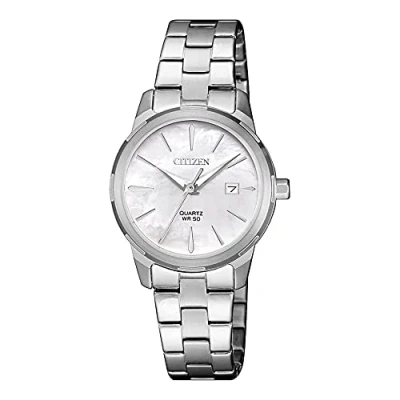 Bild av CITIZEN Quartz klocka damklocka EU6070 51D, silver, Minimalistisk, elegant
