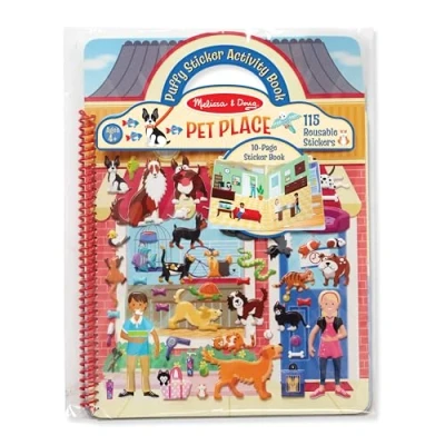Bild av Melissa &amp; Doug Pet Shop Puffy Sticker Set With 115 Reusable Stickers