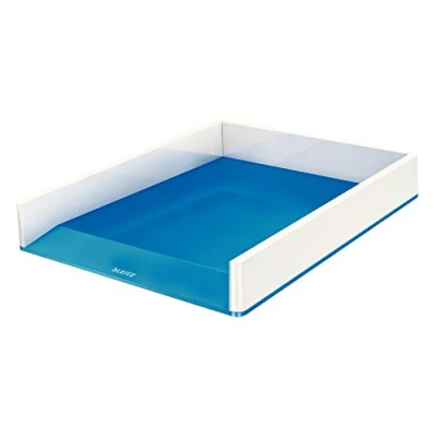 Bild av Leitz WOW Brevkorg, A4, vit/blå metallic, 53611036