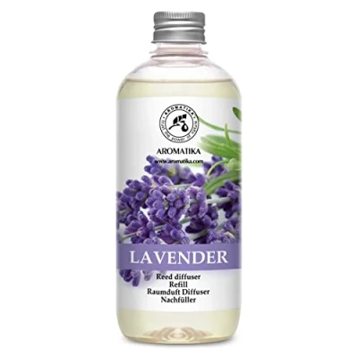 Bild av Lavender Fragrance Reed Diffuser Refill 500ml Wardrobe Freshener Home Oil Air Aromatherapy Essential Scented