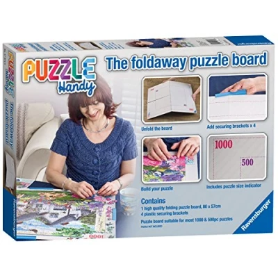 Bild av Ravensburger pusselbräda bärbar hopfällbar tillbehörsförvaring lämplig för 500 och 1000 bitar