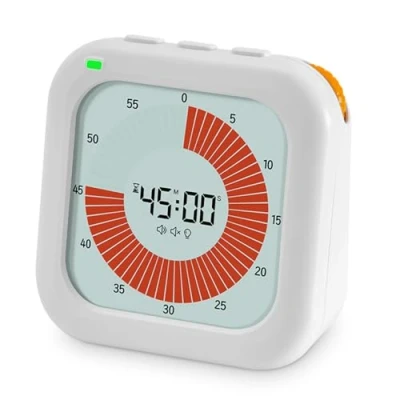Bild av visuell timer för barn, 60 minuter digital söt klassrum hemundervisning, inlärning, tidsförvaltning, verktyg, nedräkningstimer