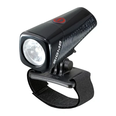 Bild av SIGMA BUSTER 150 HL hjälmljus Med lumen Uppladdningsbar fem ljuslägen &quot;Quick Release&quot; funktion för snabb fastsättning färg: svart