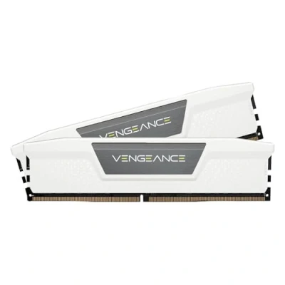Bild av Corsair VENGEANCE DDR5 32GB (2x16GB) 5200MHz C40 Optimerat Minne För Intel Datorer (Anpassade XMP 3.0 Profiler, Solid Aluminiumvärmeavledare) Vit