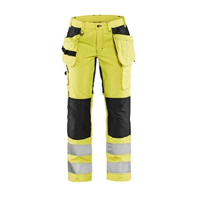 Bild av VARSELBYXA 7163 1811 STRETCH DAM VARSELGUL/SVART D22 Beijerbygg Byggmaterial