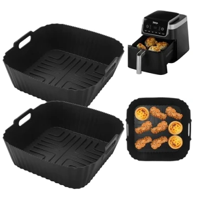 Bild av 2 Piezas Air Fryer tillbehör för Ninja Airfryer Max Pro 6.2L AF180EU Philips HD9270, fritös 6,2 L AF181 4.7L AF140EU