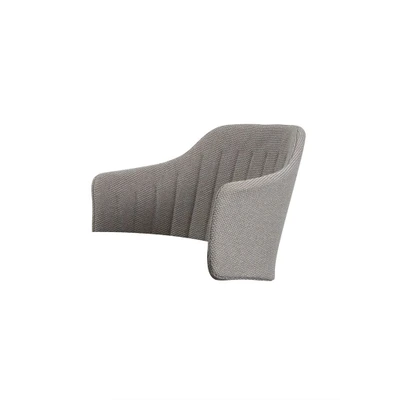 Bild av Cane line Choice Chair Cushion Outdoor Kuddar för utomhusbruk Back Focus, Light grey W59 x D3 H39 cm