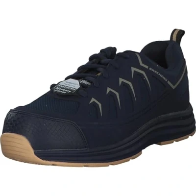 Bild av Skechers Herr Malad Ii ESD Composite Safety Toe BAU skor, marinblå, 45 EU
