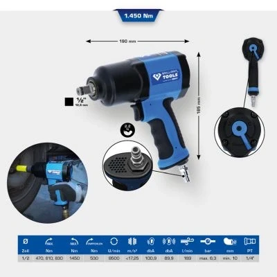 Bild av KS TOOLS BT160100 Visseuse à choc (air comprimé)