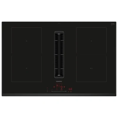Bild av Siemens iQ500 ED851HQ26E, Svart, Inbyggd, 80 cm, Induktionshäll med zon, Glas, 4 zone(s)