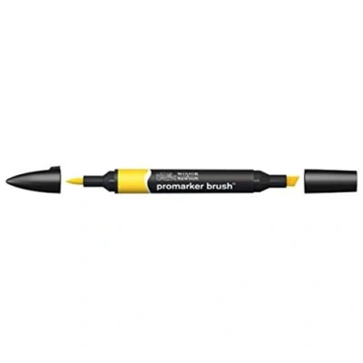 Bild av Winsor &amp; Newton 0204224 penselmärkpennor (för ritningar, kalligrafi, design och layouter, randfri ritning med kil penselspets) solblomma