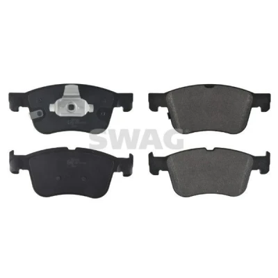 Bild av SWAG 33 10 7334 Bromsbeläggsats framaxel med akustisk slitagevarnare kolvlåsningar FORD: Focus Mk4 Turnier, Hatchback, Puma SUV