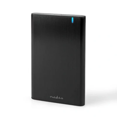 Bild av Nedis hårddiskhölje 2,5 tum USB 3.2 Gen1 Type A/USB C™ notebook/PC aluminium