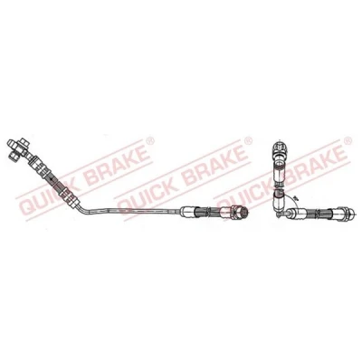 Bild av Bromsslang, Bakaxel höger, bmw x5 [e53], 34301165766