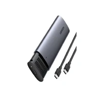 Bild av UGREEN M.2 NVME SSD Hölje B Key en B/M USB 3.1 Gen 2 Adapter Maat 2230 2242 2260 2280 2TB Max 10Gbps UASP Hårddisk Compatibel Windows Mac OS Linux voor PS3/ PS4 XBOX, C till Kabel Ingår.