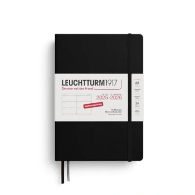 Bild av LEUCHTTURM1917 372627 Veckokalender medium (A5) 2026, 18 månader 07.2025 12.2026, inbunden